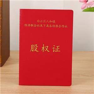 廣州白云區(qū)股權(quán)證